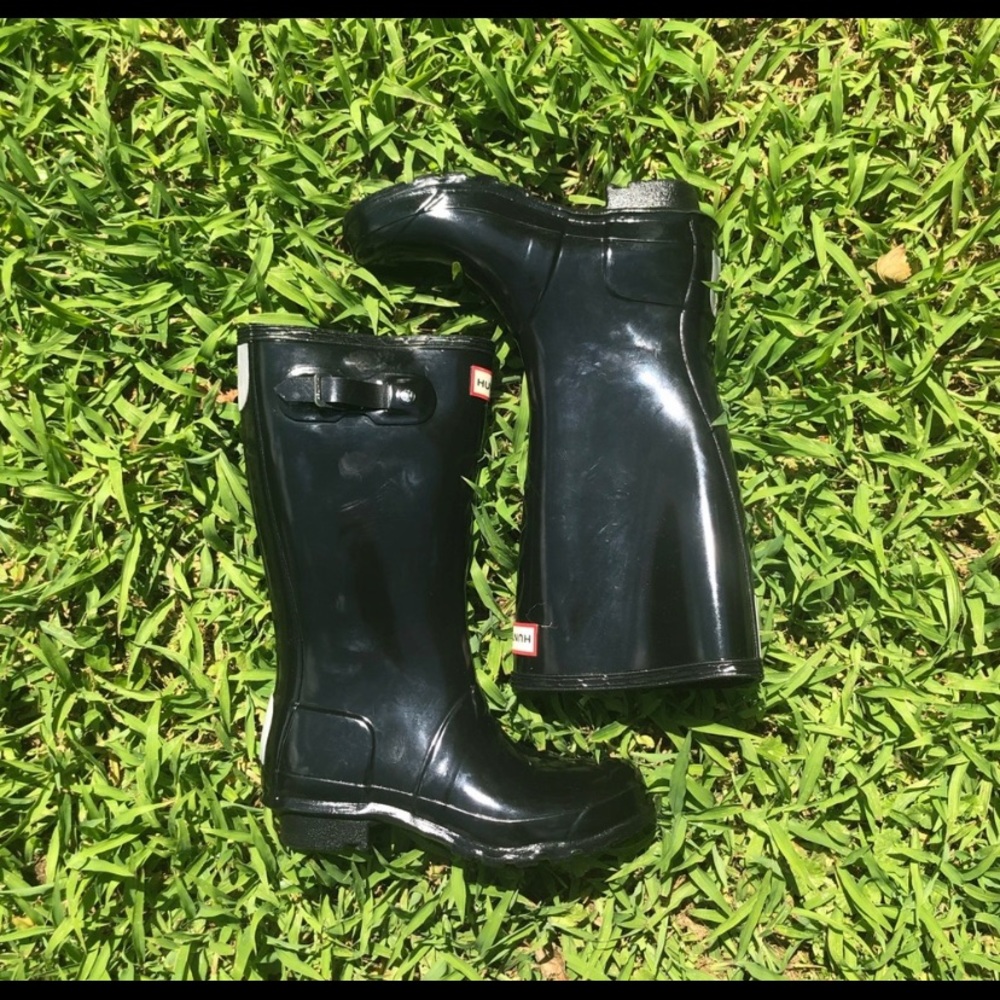 Hunter boots kids size 4